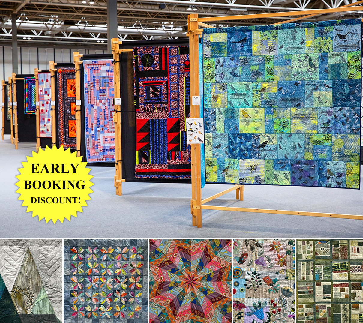 10-day Quilting Extravaganza in ENGLAND