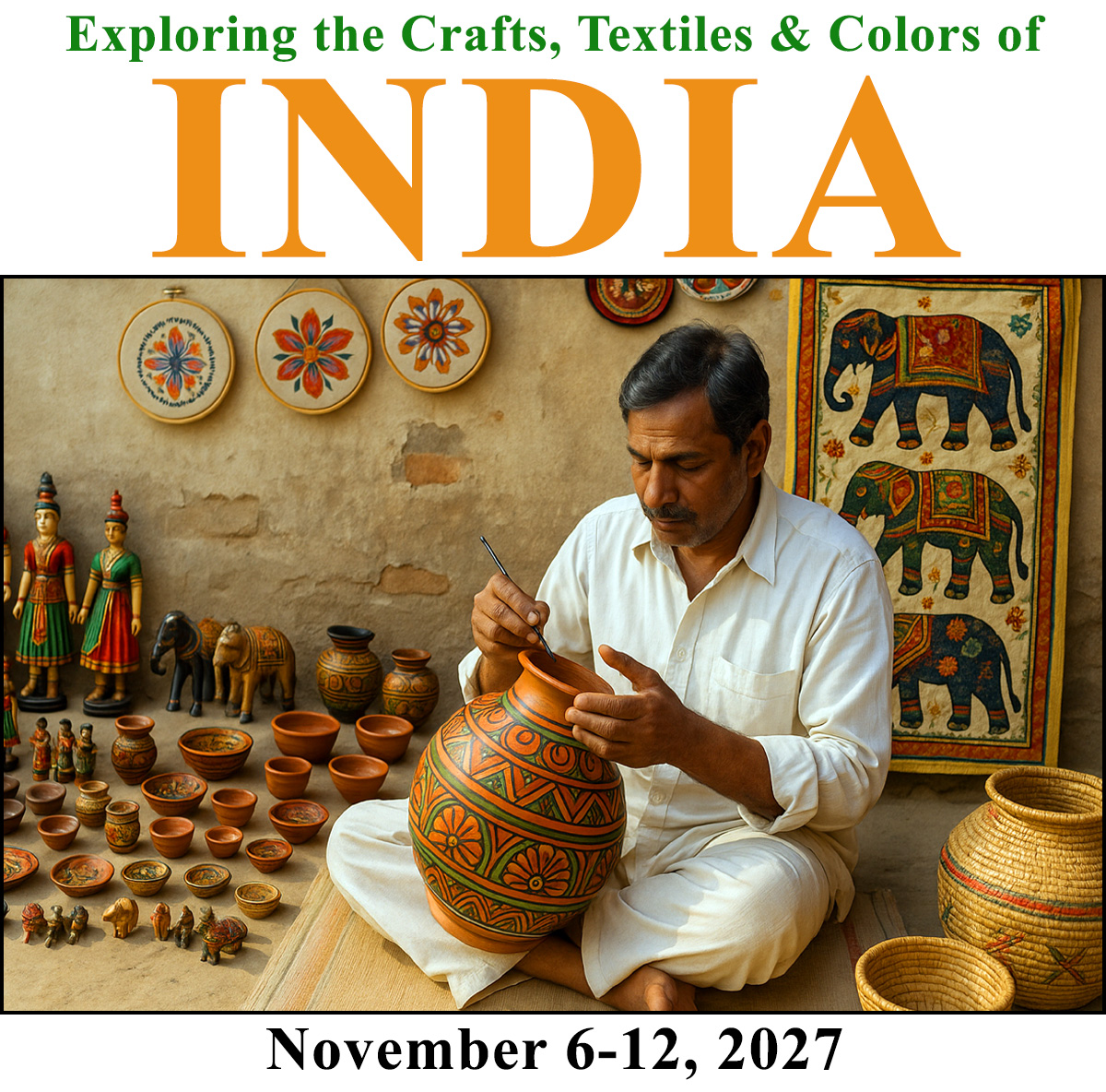 Exploring the Crafts, Textiles & Colors of India